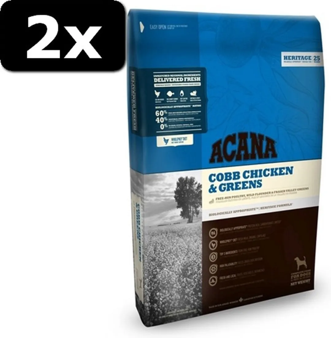 Acana Heritage Adult Hond 11,4kg