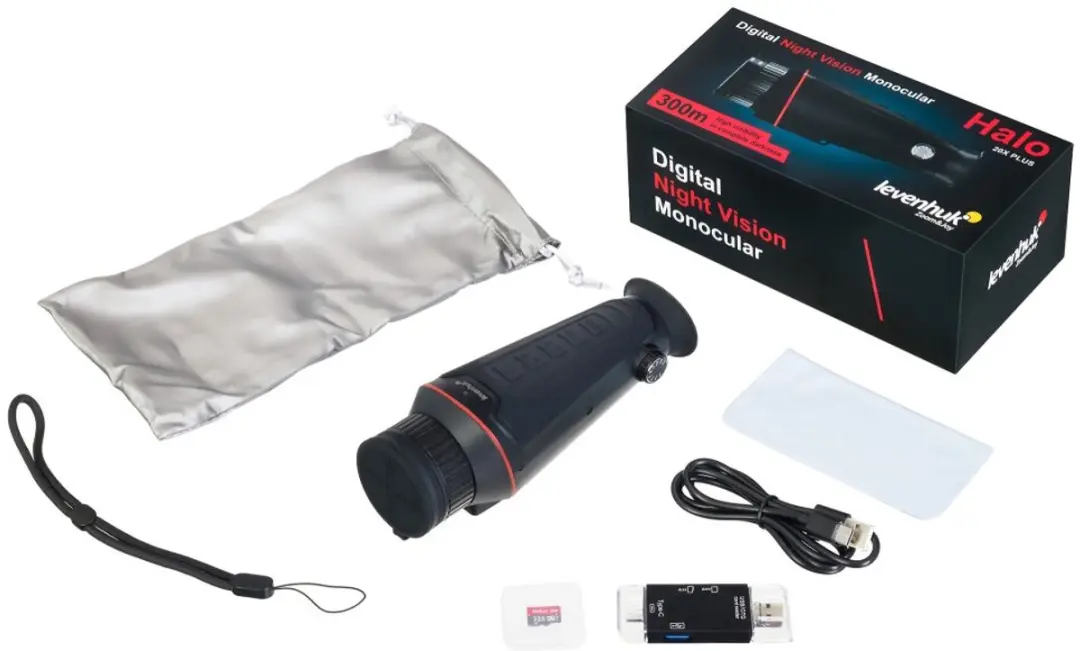 Levenhuk Halo 20X PLUS 84293 Digitale Nachtkijker - Zwart - afbeelding 2 van 6
