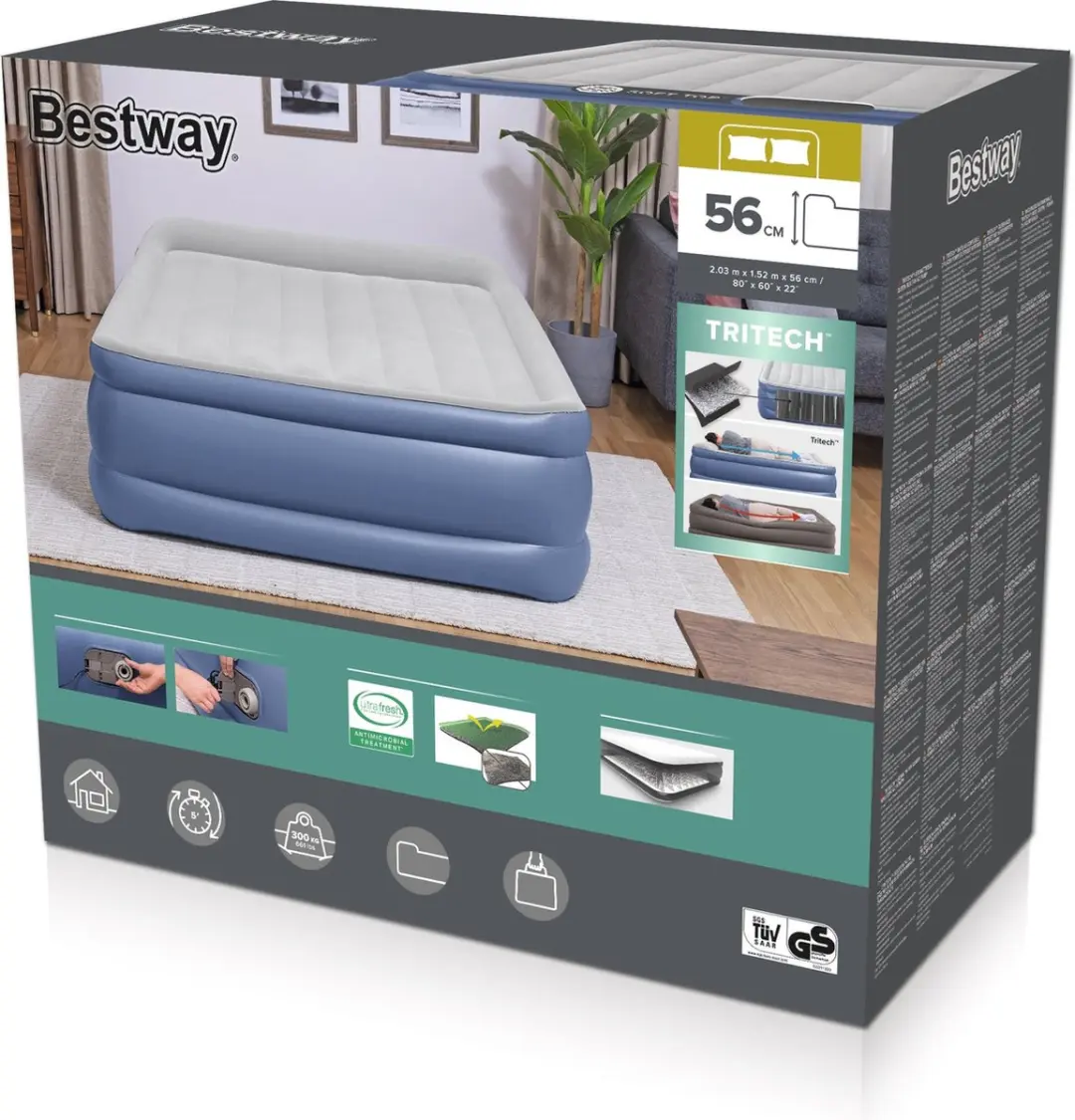 Bestway Tritech Queen Luchtbed 2-persoons