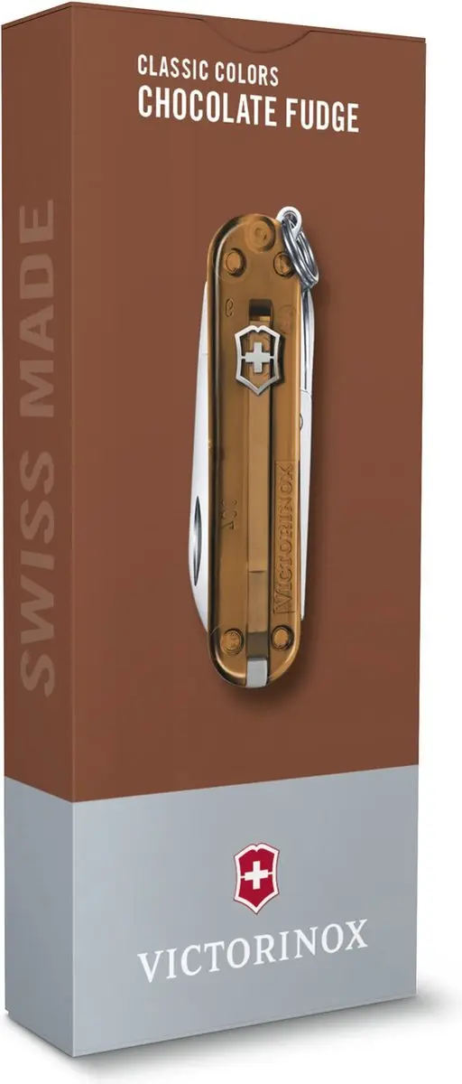 Victorinox Classic SD Zakmes 0.6223.T55G - Chocolate Fudge - afbeelding 4 van 4