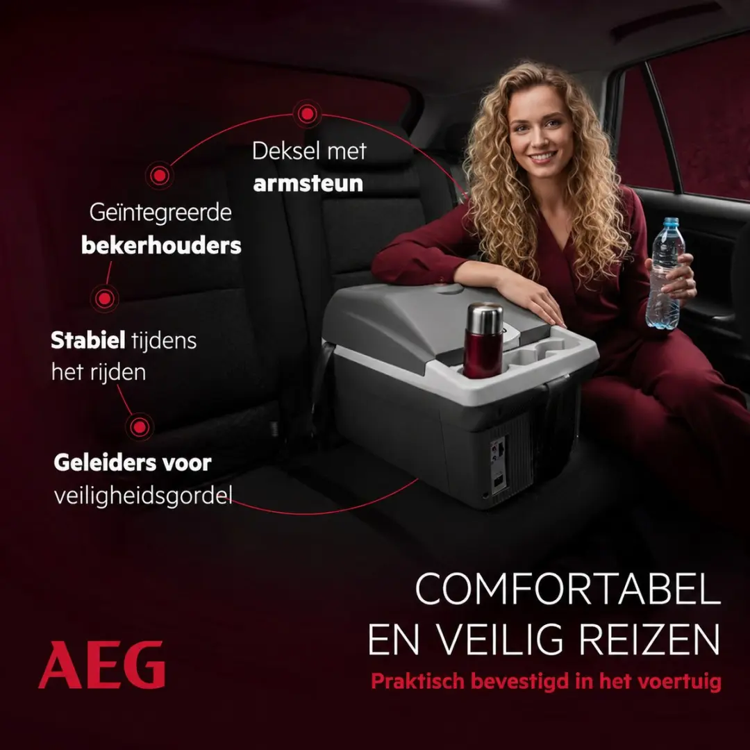 AEG Bordbar BK16 Koelbox - 16 l - Grijs - afbeelding 3 van 6