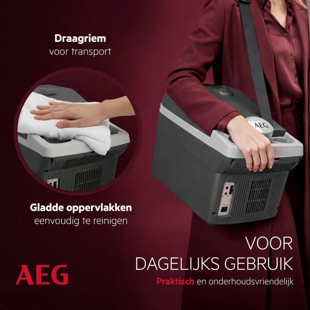 AEG Bordbar BK16 Koelbox - 16 l - Grijs - afbeelding 6 van 6