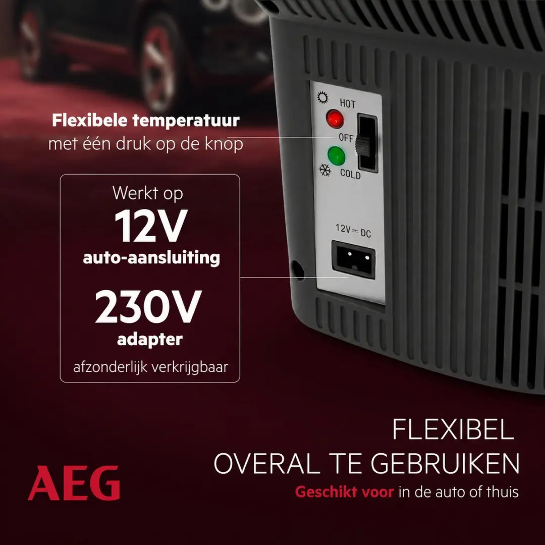 AEG Bordbar BK16 Koelbox - 16 l - Grijs - afbeelding 5 van 6