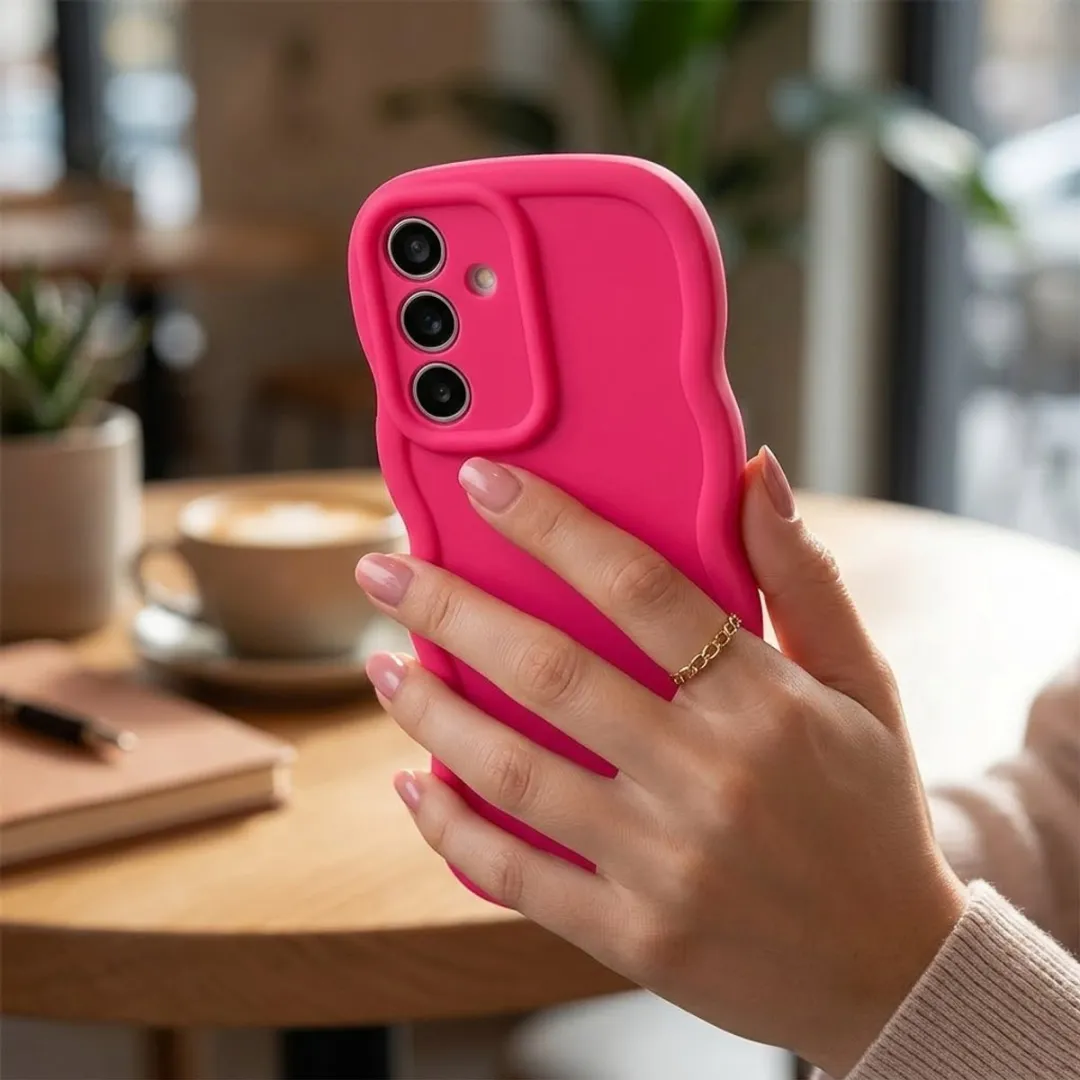 NUVEX Siliconen Hoesje Samsung Galaxy S25 - 6 Stuks Mintgroen/Zwart/Roze