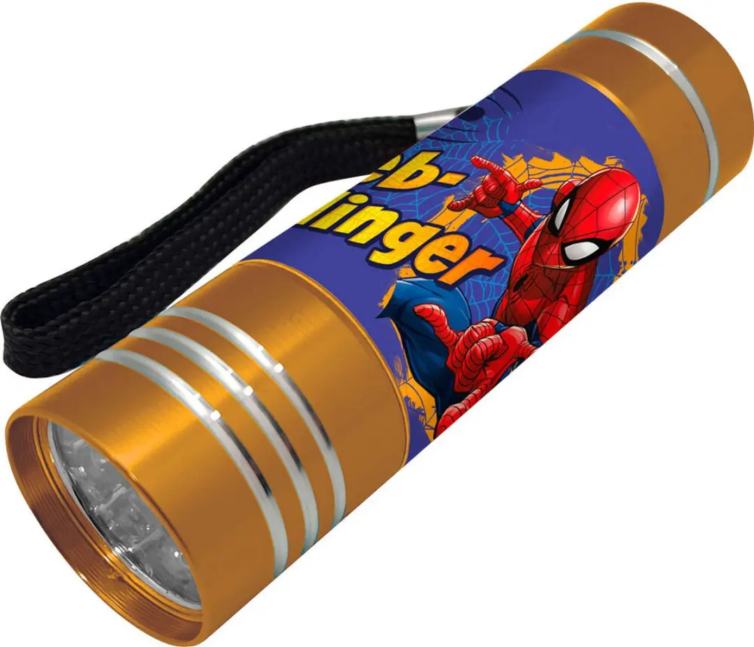 Marvel Spider-man Aluminium LED Zaklamp