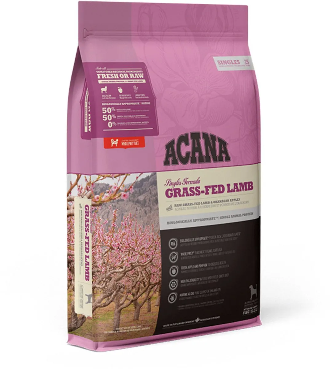 Acana Singles Lam & Appel Hondenvoer 6kg