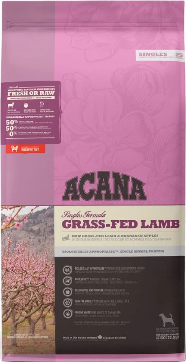 Acana Singles Lam & Appel Hondenvoer 6kg