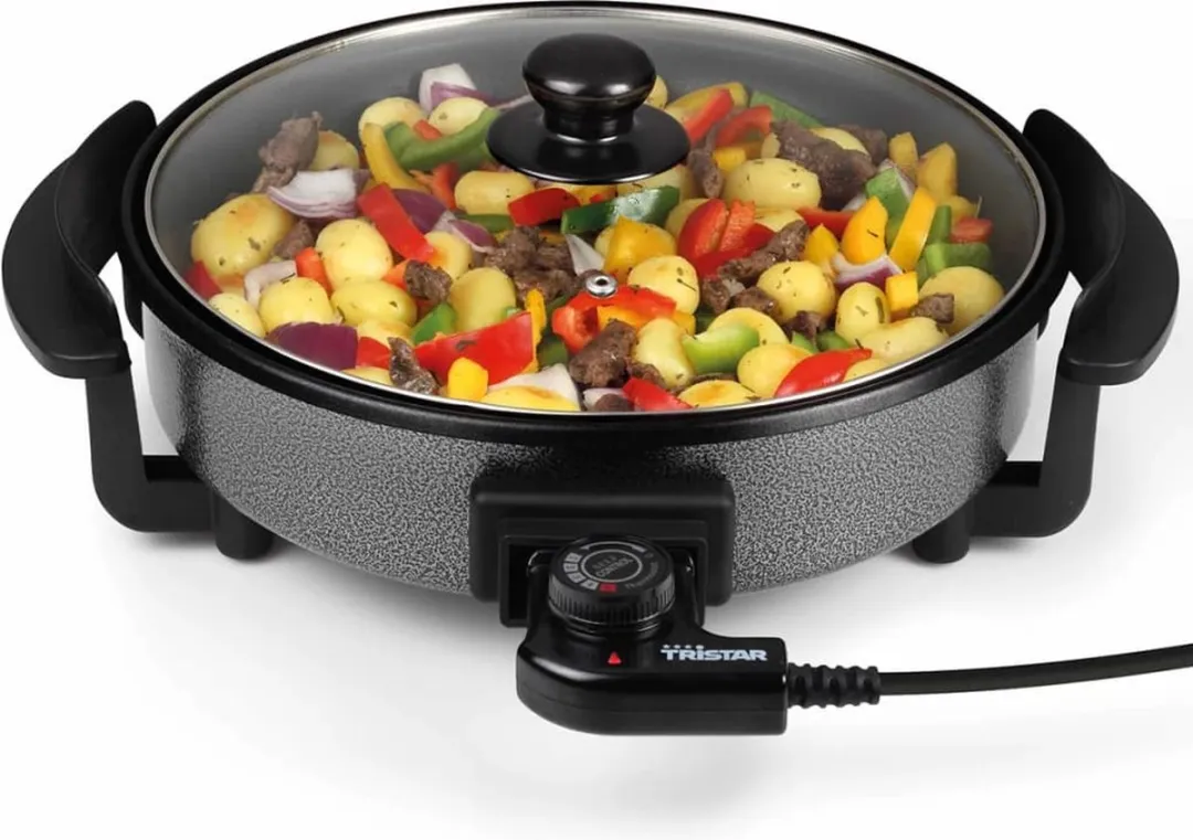 Tristar PZ-2963 Elektrische Hapjespan 1500W - Ø30cm - Zwart