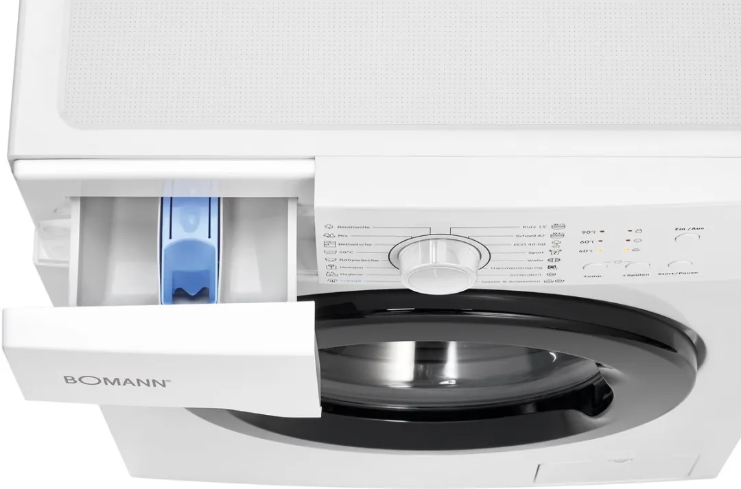 Bomann WA 7161 W Wasmachine 6 kg - 1000 toeren - 16 programma's - afbeelding 6 van 6