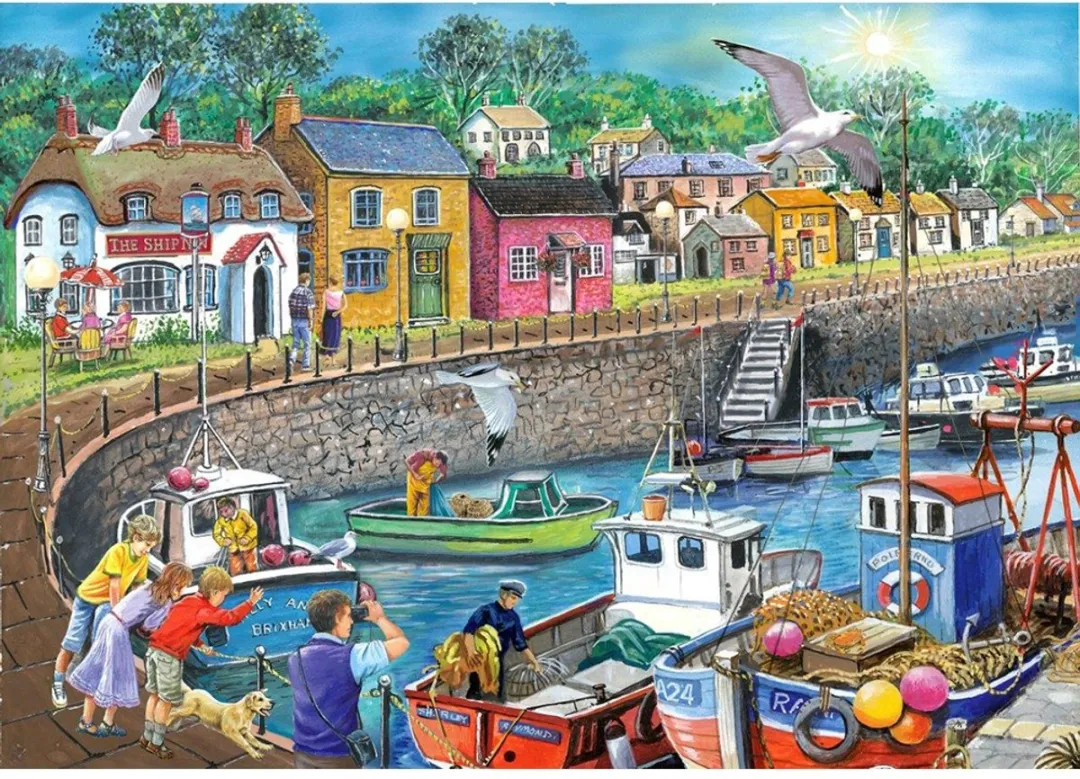 House Of Puzzles Seagull View Puzzel 250 XL - Multicolor