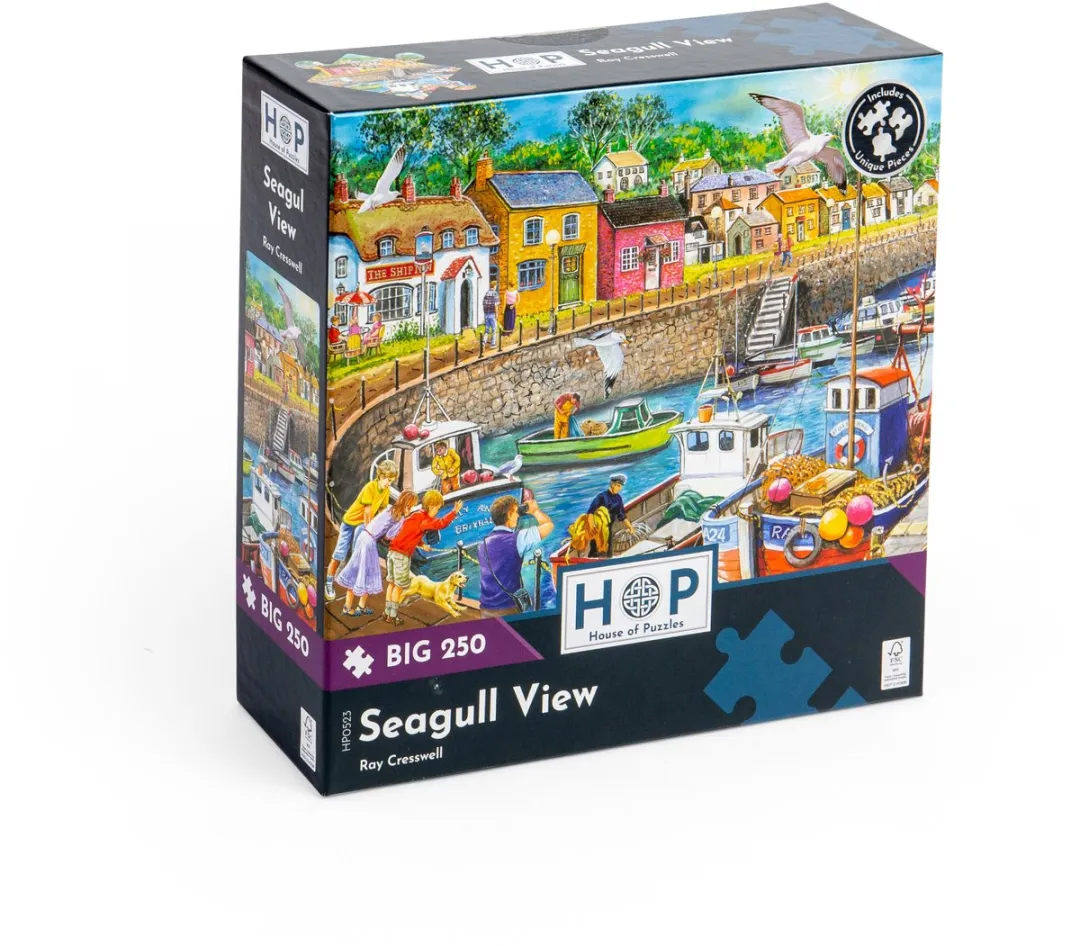 House Of Puzzles Seagull View Puzzel 250 XL - Multicolor