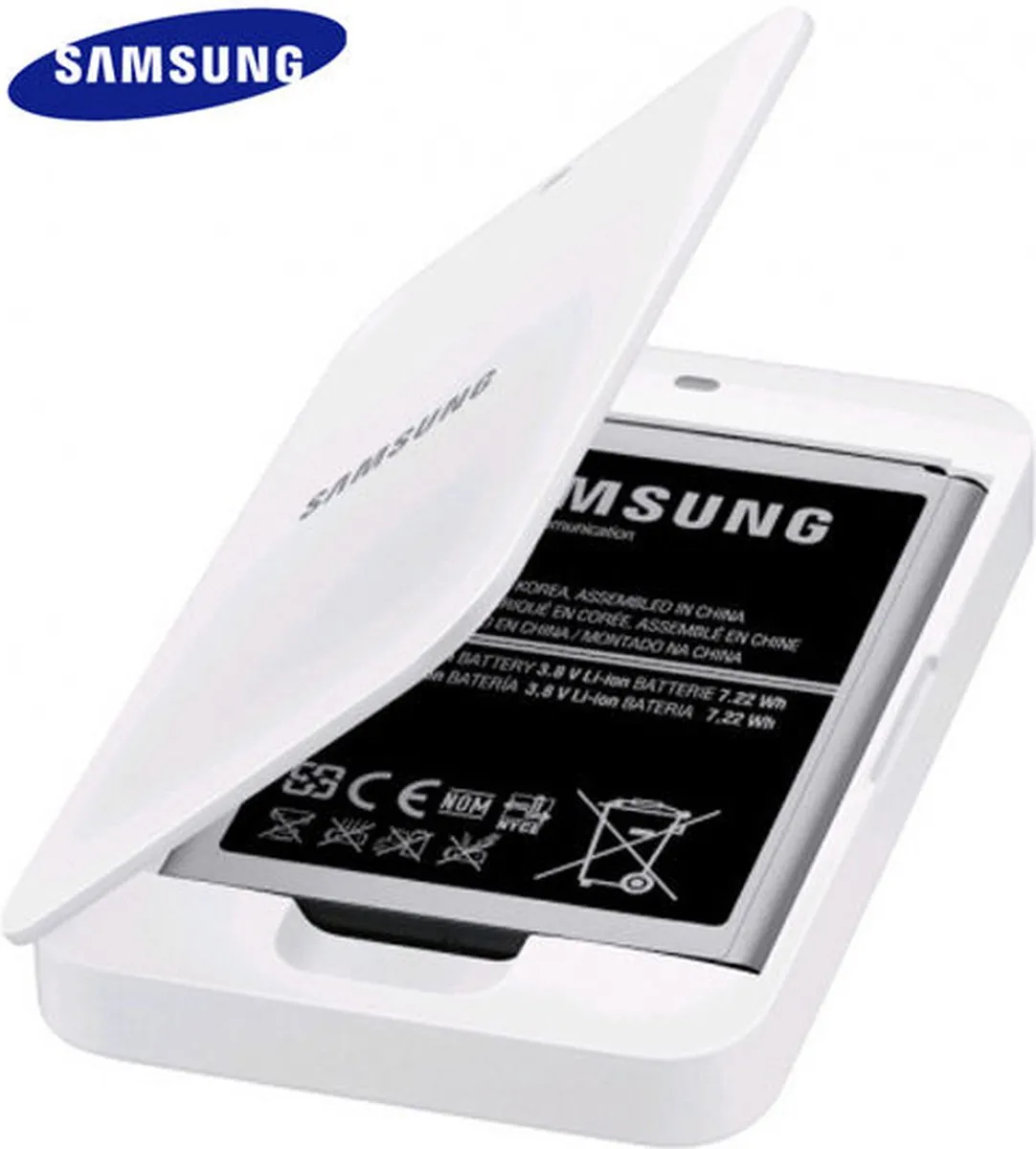 Samsung Galaxy S4 Mini Extra Batterijkit X-37385 - 1900mAh - Wit - afbeelding 6 van 6