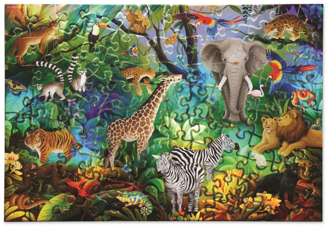 Crocodile Creek 100 Stuks Holografisch/Jungle Paradijs.