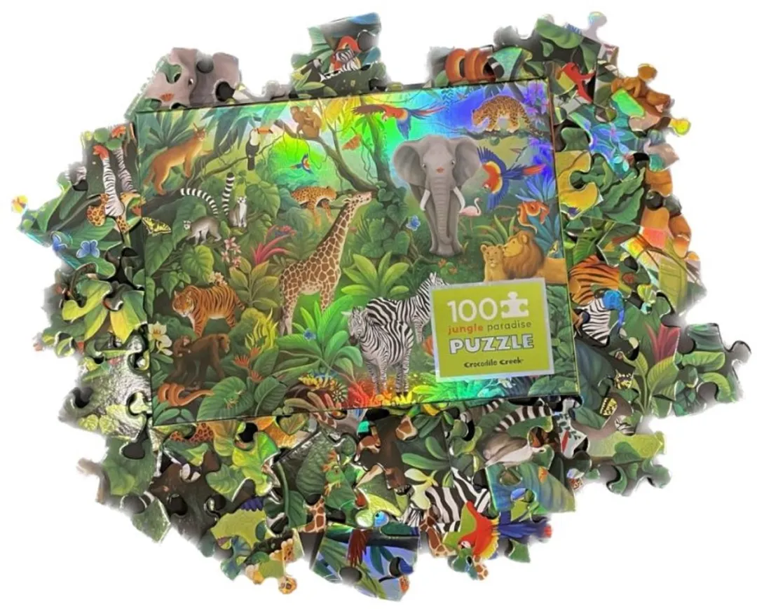 Crocodile Creek 100 Stuks Holografisch/Jungle Paradijs.