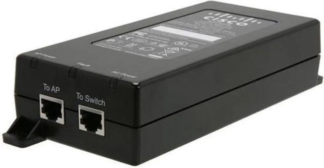Cisco AIR-PWRINJ6= PoE Injector - Zwart