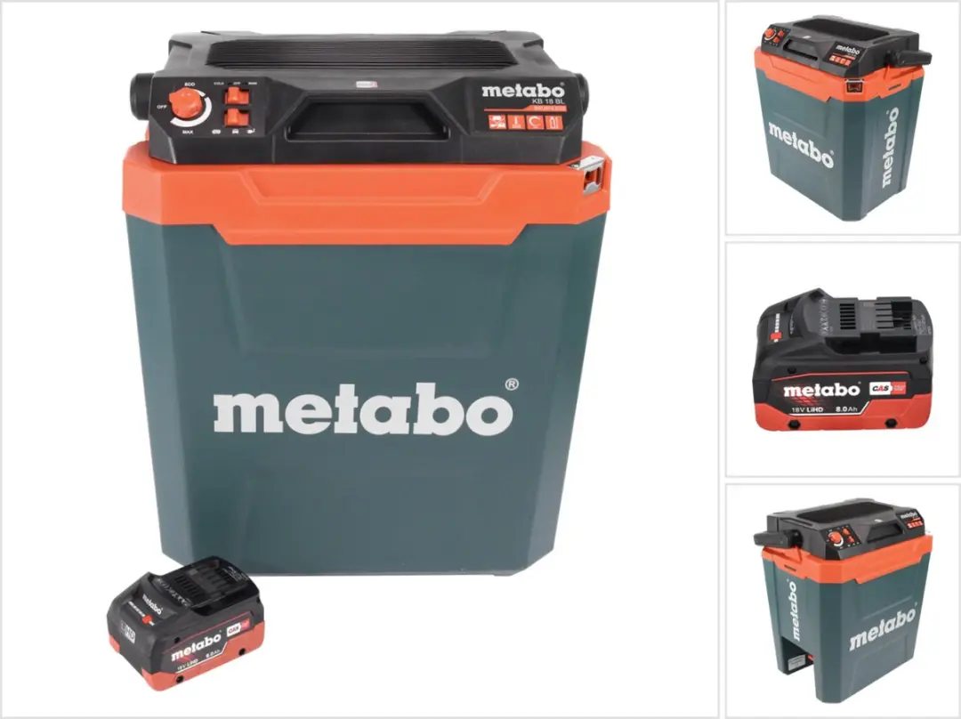 Metabo KB 18 BL accukoeler 18 V met warmhoudfunctie 28 l borstelloos + 1x accu 8
