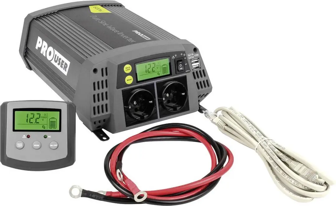Pro-User Zuivere Sinus Omvormer PSI600 - 600W - 12V - afbeelding 6 van 6