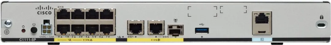 Cisco ISR 1100 Router - 8x Gigabit LAN/WAN - USB 3.0