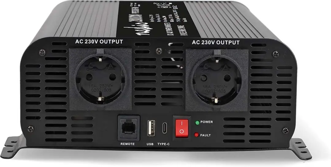 Nedis Omvormer 2000W 24V Pure Sinusgolf