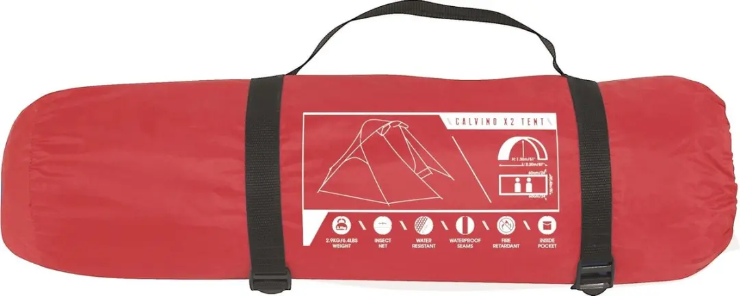 Bestway Calvino X2 Koepeltent - 2 Personen - Rood - afbeelding 2 van 2