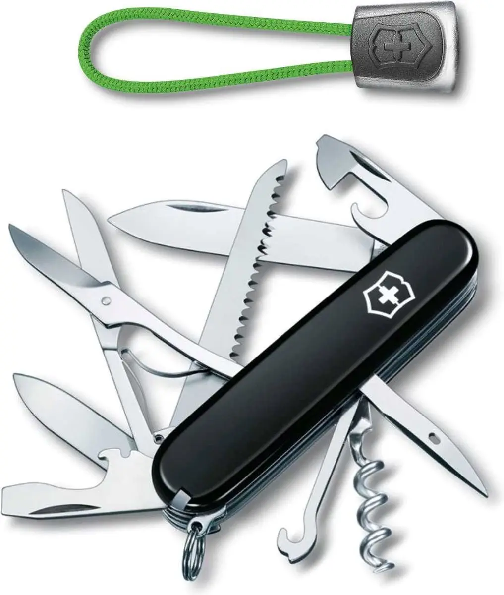 Victorinox Huntsman Zwitsers Zakmes+lanyard -15 Functies