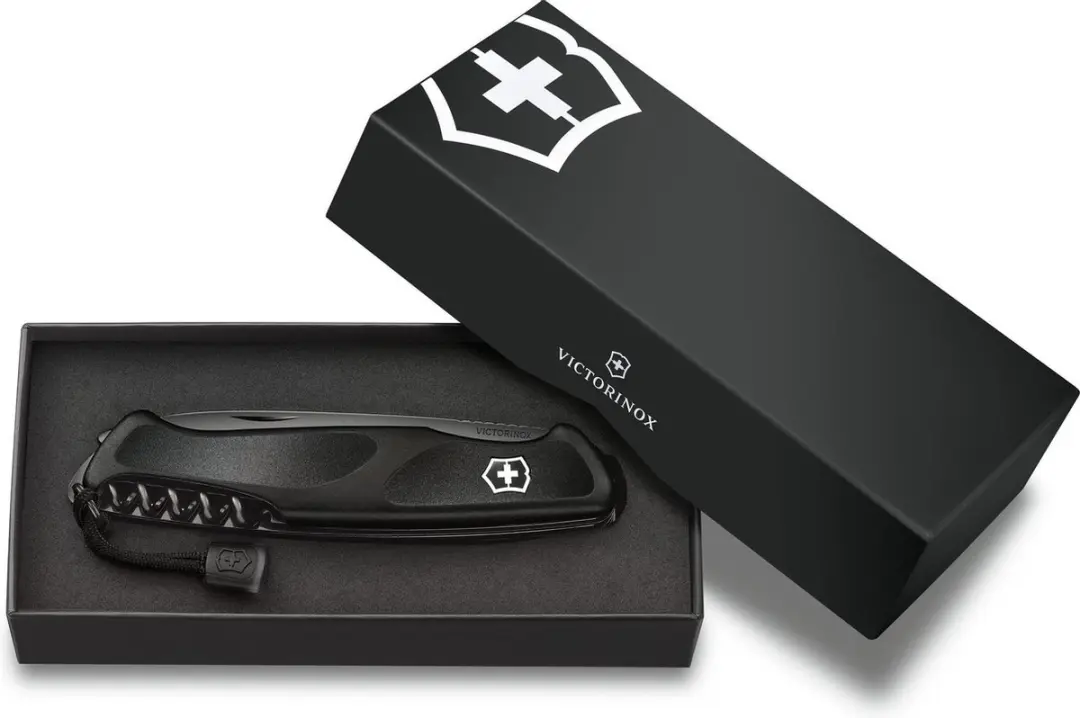 Victorinox Ranger Grip 55 Zwitsers Zakmes - Onyx Black - afbeelding 4 van 6