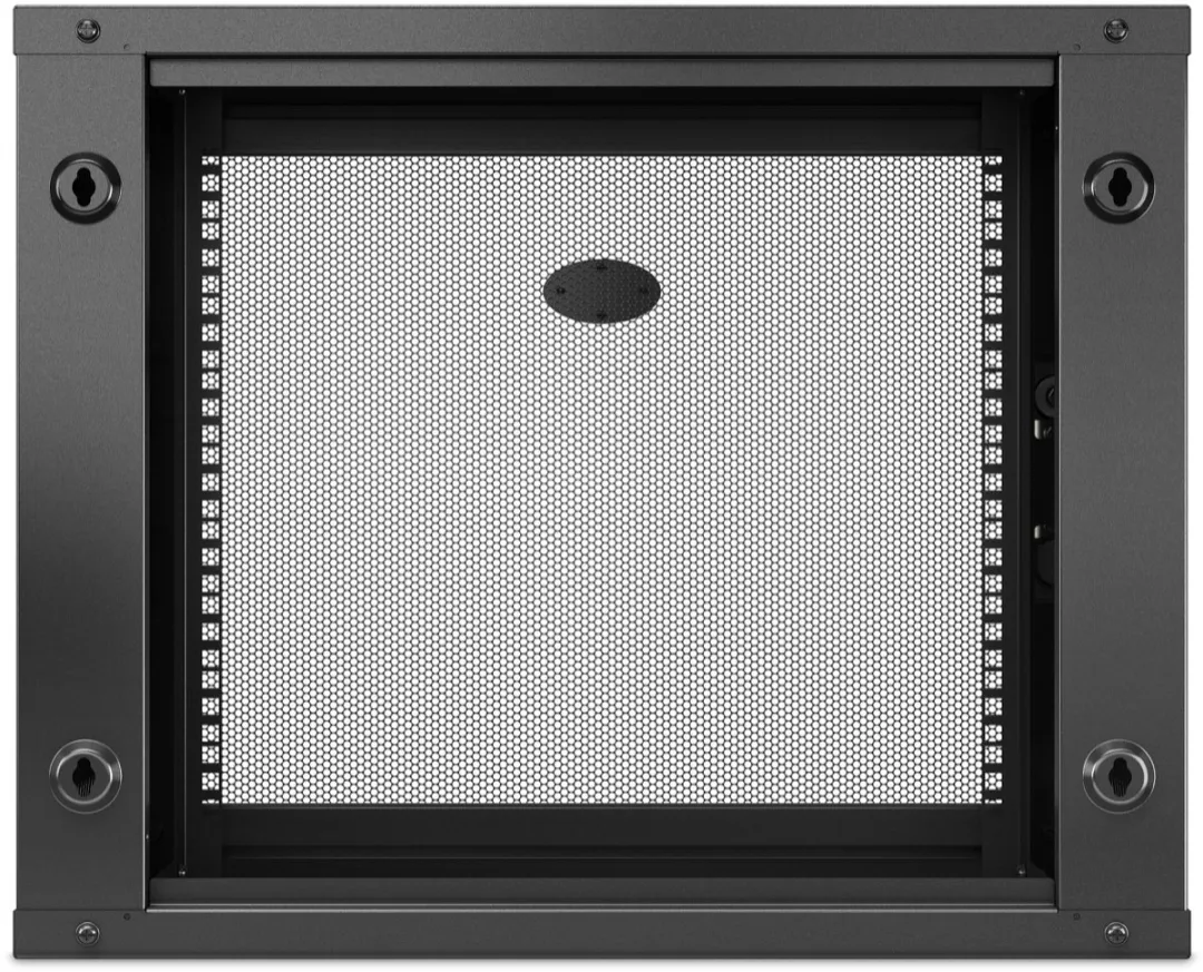 APC NetShelter WX 9U Single Hinged Wall-mount Enclosure 400mm Deep. Wandrek Zwart