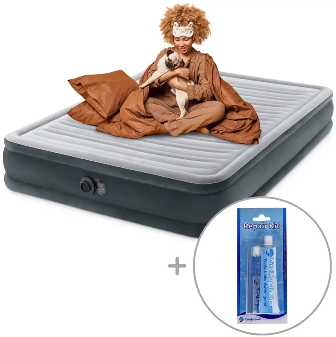 Intex Comfort Plush luchtbed met ingebouwde pomp