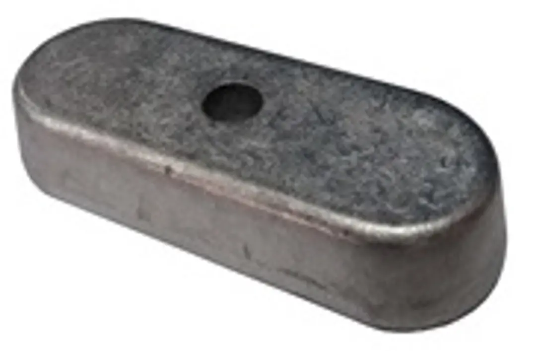 Aluminium anode F6 / F8 en F9,9 (2001 t/m 2006) Yamaha buitenboordmotor. Origine