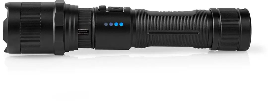 Nedis LTRR10WBK LED Zaklamp - 1000 lm - Zwart - afbeelding 6 van 6