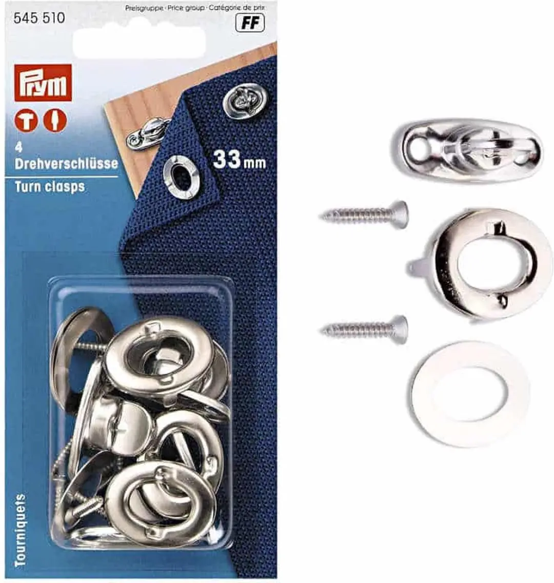 Prym Draaisluitingen - Tourniquets - 4 Stuks - afbeelding 6 van 6