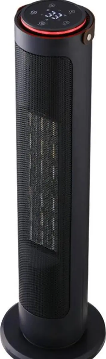 Haba Sunny Tower Elektrische Kachel 1200/2000W - Zwart - afbeelding 2 van 4