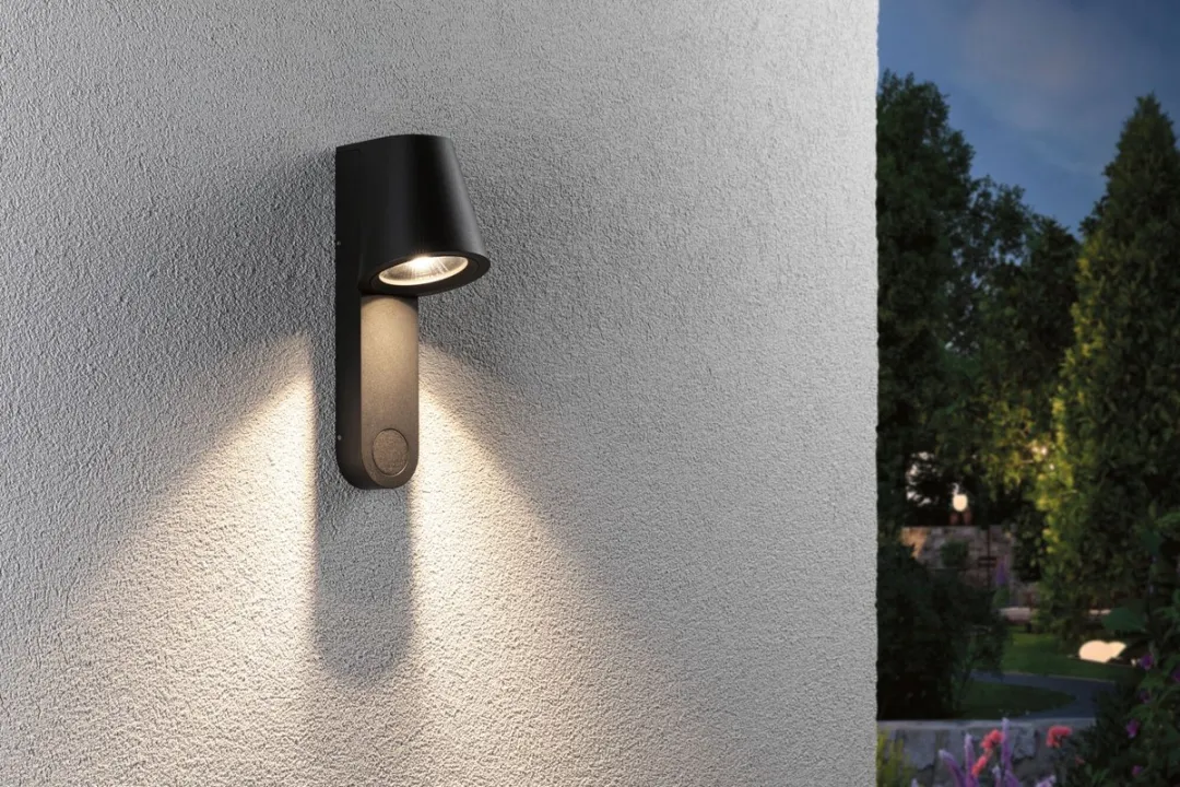 Paulmann Caissa LED Wandarmatuur Antraciet - 9W 700lm 3000K