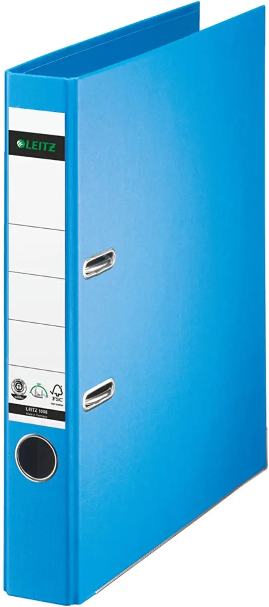 Leitz Volkarton-ordner A4 80 mm - 180 graden - Rood - afbeelding 4 van 6