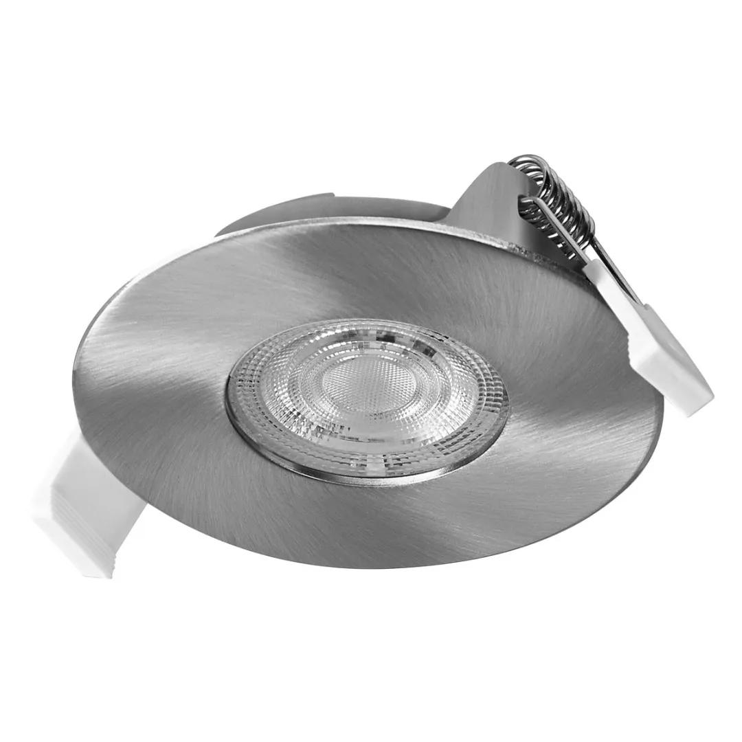 Osram LED Inbouwspot DIM IP44 4,9W Satin Nickel - 3 Stuks