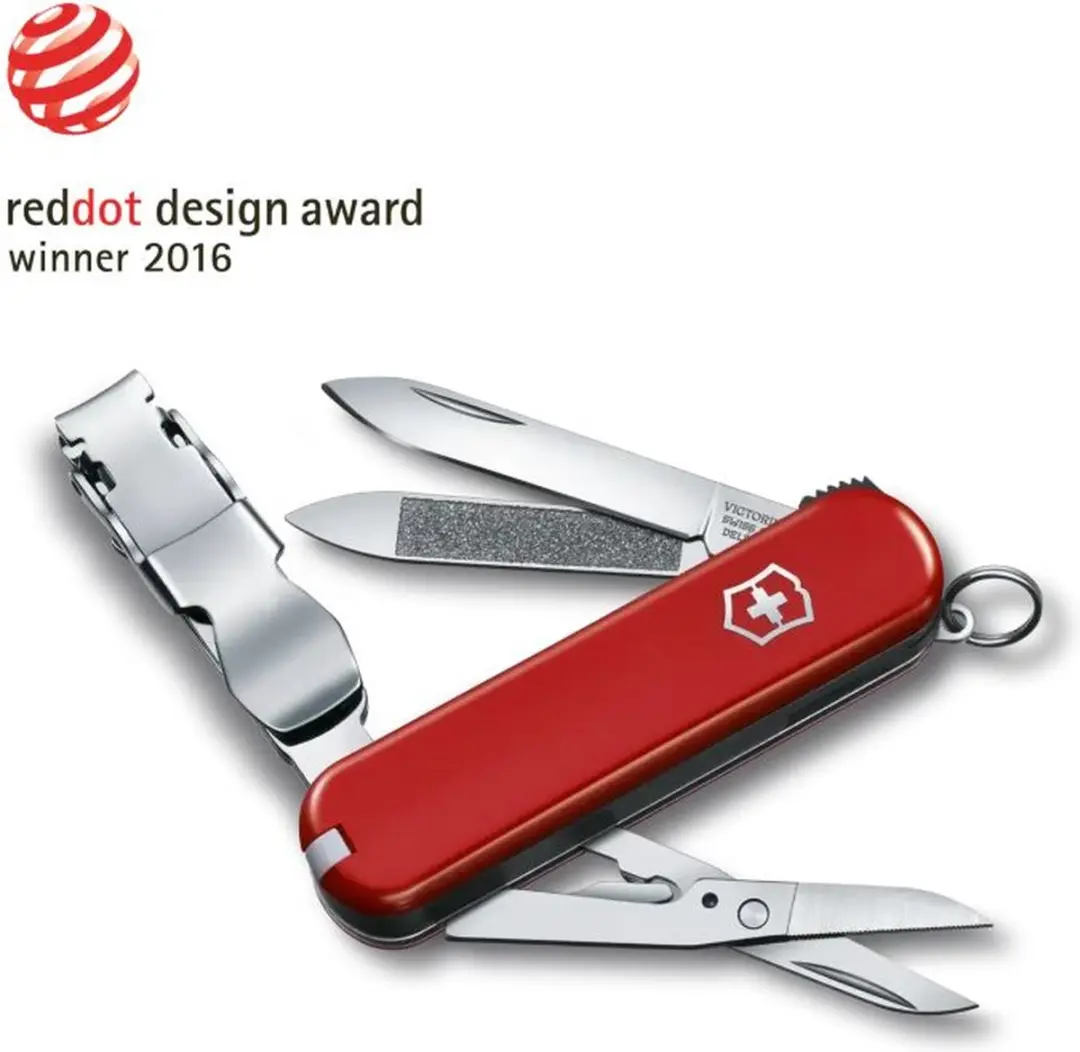 Victorinox NailClip 580 0.6463.T Zakmes - 8 Functies - Transparant Rood - afbeelding 3 van 3