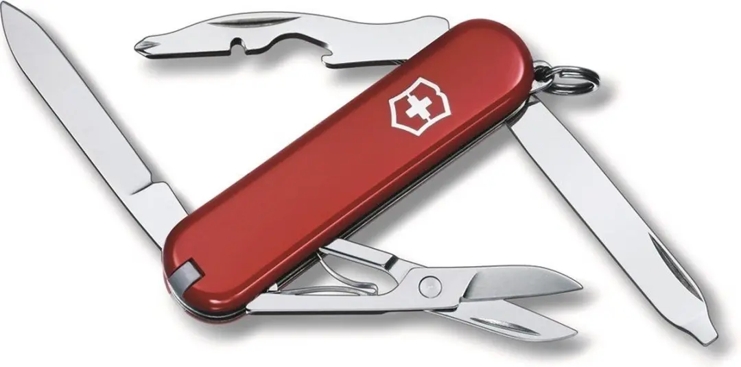 Victorinox Rambler 0.6363 Zakmes 10 Functies - Rood - afbeelding 2 van 5