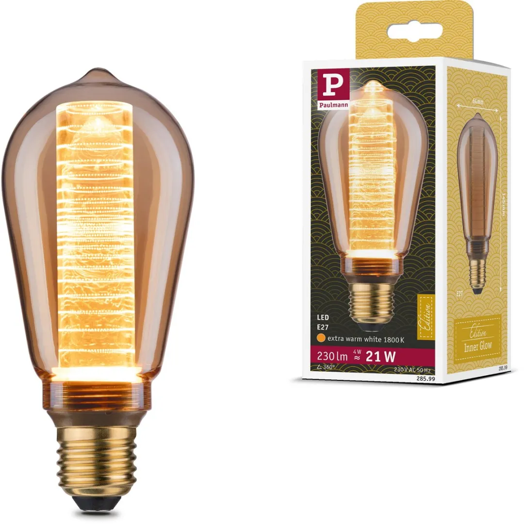 Paulmann Inner Glow Edition LED-kolf E27 4W 230lm 1800K