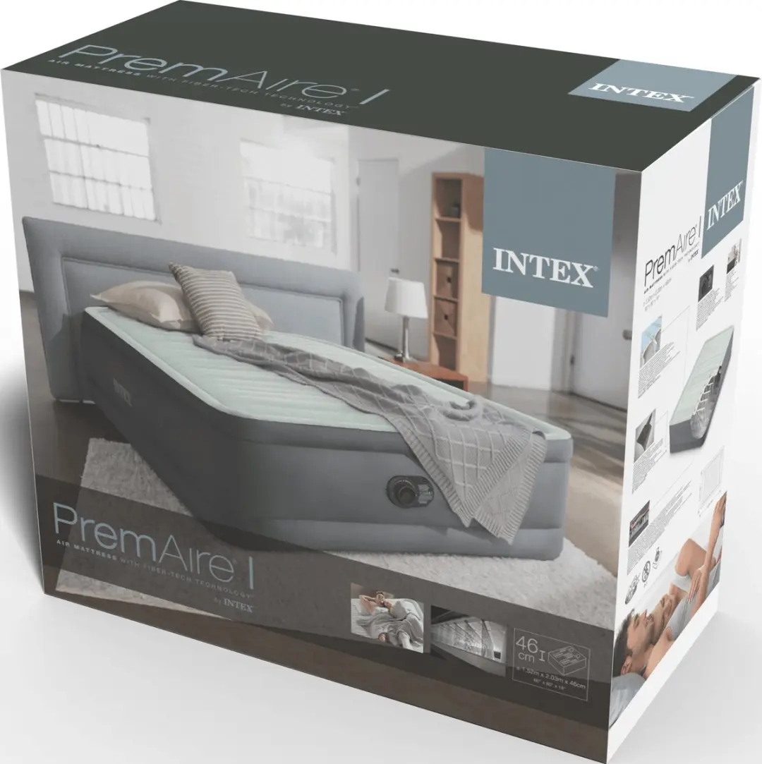 Intex Queen PremAire Elevated Luchtbed - 203x152x46cm - afbeelding 5 van 6