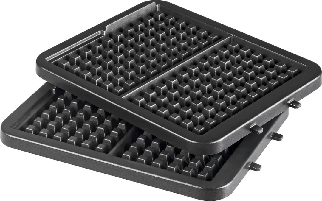Tefal King Size WM756D Wafelijzer 1200W - Zilver/Zwart