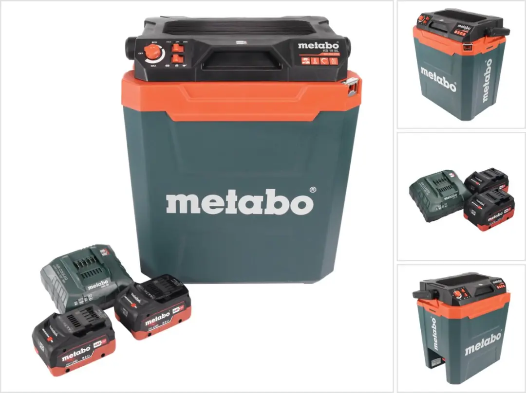 Metabo KB 18 BL accukoeler 18 V met warmhoudfunctie 28 l borstelloos + 2x accu 8