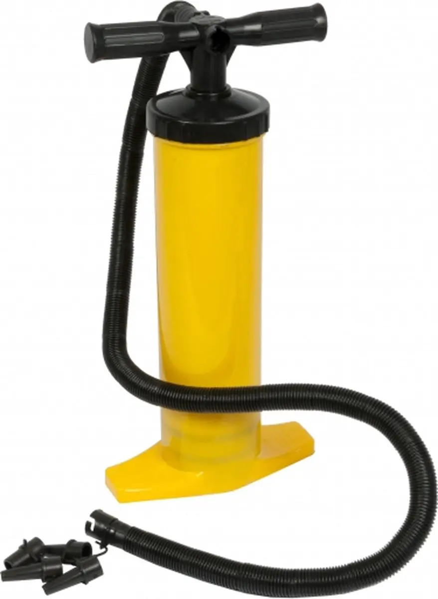 Eddy Toys Dubbele hand opblaas pomp