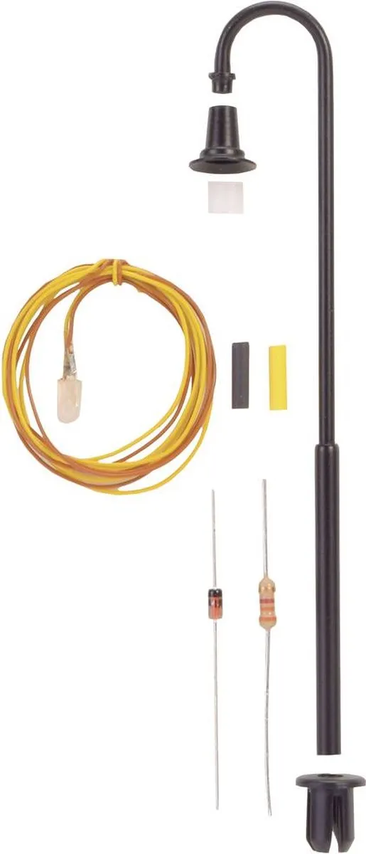 Viessmann H0 Gebogen Straatlantaarn Bouwpakket 6724