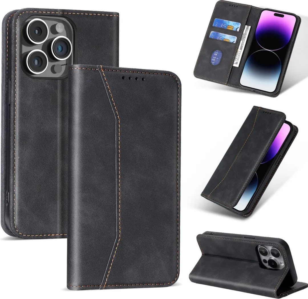 Nuvex iPhone 14 Pro Max Hoesje Zwart