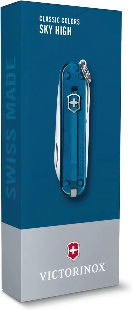 Victorinox Classic SD Translucent Colors Zakmes 0.6223.T61G - Sky High - afbeelding 4 van 4