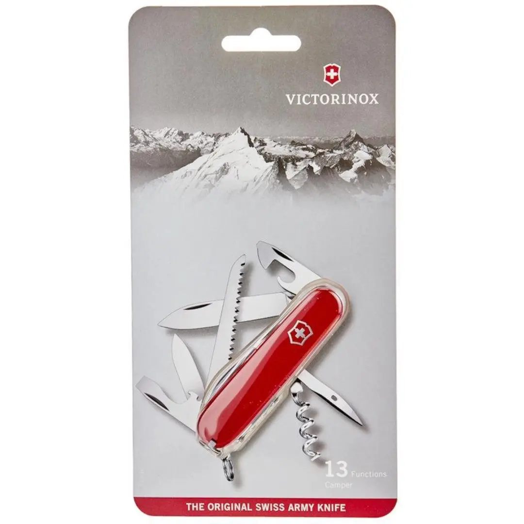 Victorinox Camper Zwitsers Zakmes 1.3613 - 13 Functies - Rood - afbeelding 6 van 6