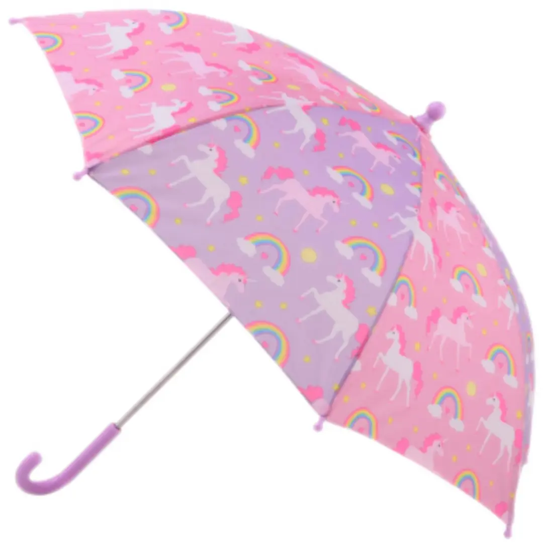 Johntoy Meiden Paraplu Eenhoorn en Regenboog
