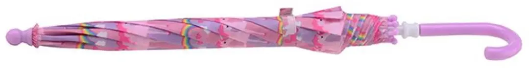 Johntoy Meiden Paraplu Eenhoorn en Regenboog - Roze - afbeelding 4 van 6