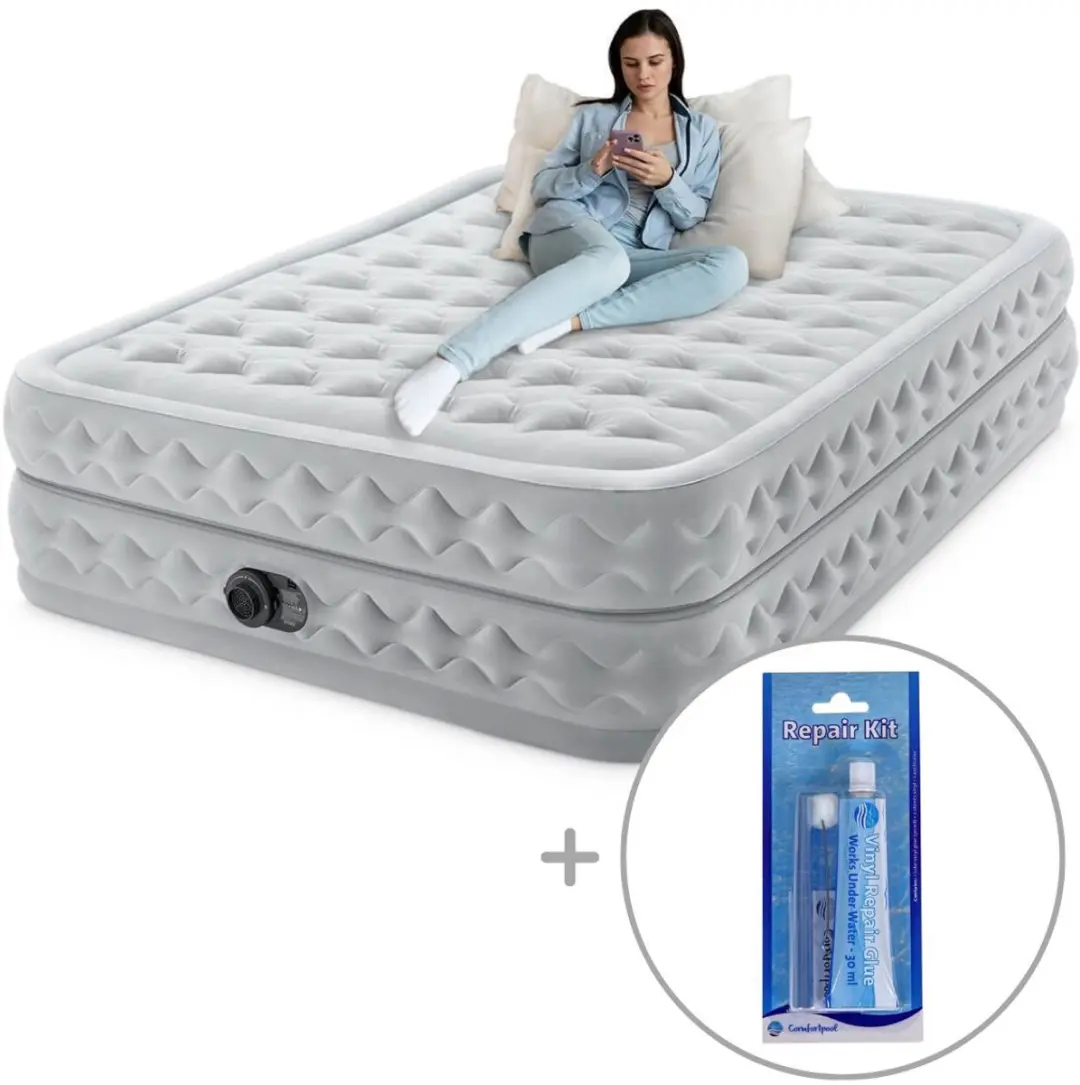 Intex Queen Supreme Air-Flow Luchtbed met ingebouwde pomp