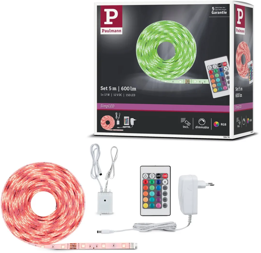 Paulmann SimpLED LED Strip RGB 5m